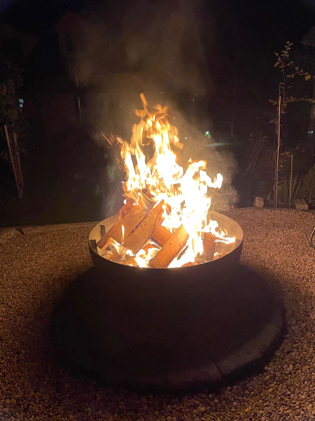 Feuerschale mit Grillring klein 80, Edelrost