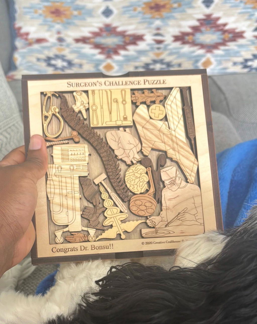 Surgeon's Wood Puzzle | Personalized Gift