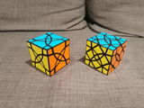 Zhecube Raptor + Skewb cube