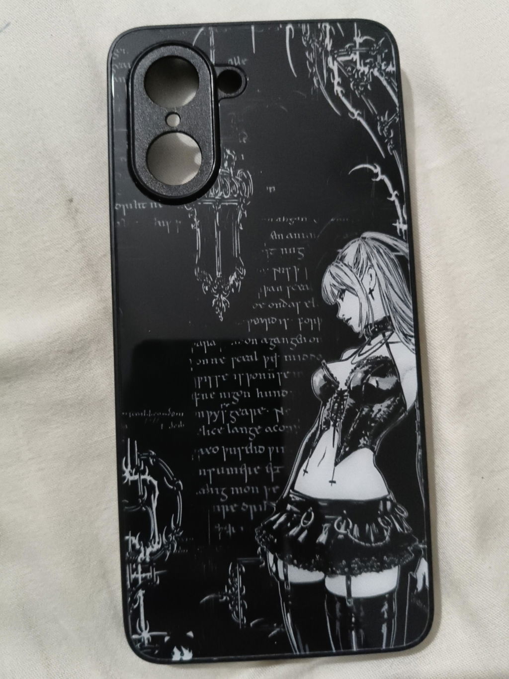 Death Note Misa Anime Glass Phone Case Cover