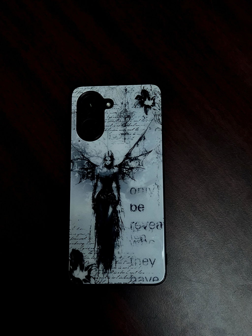 Grim Cybersigilism Glass Phone Case Cover
