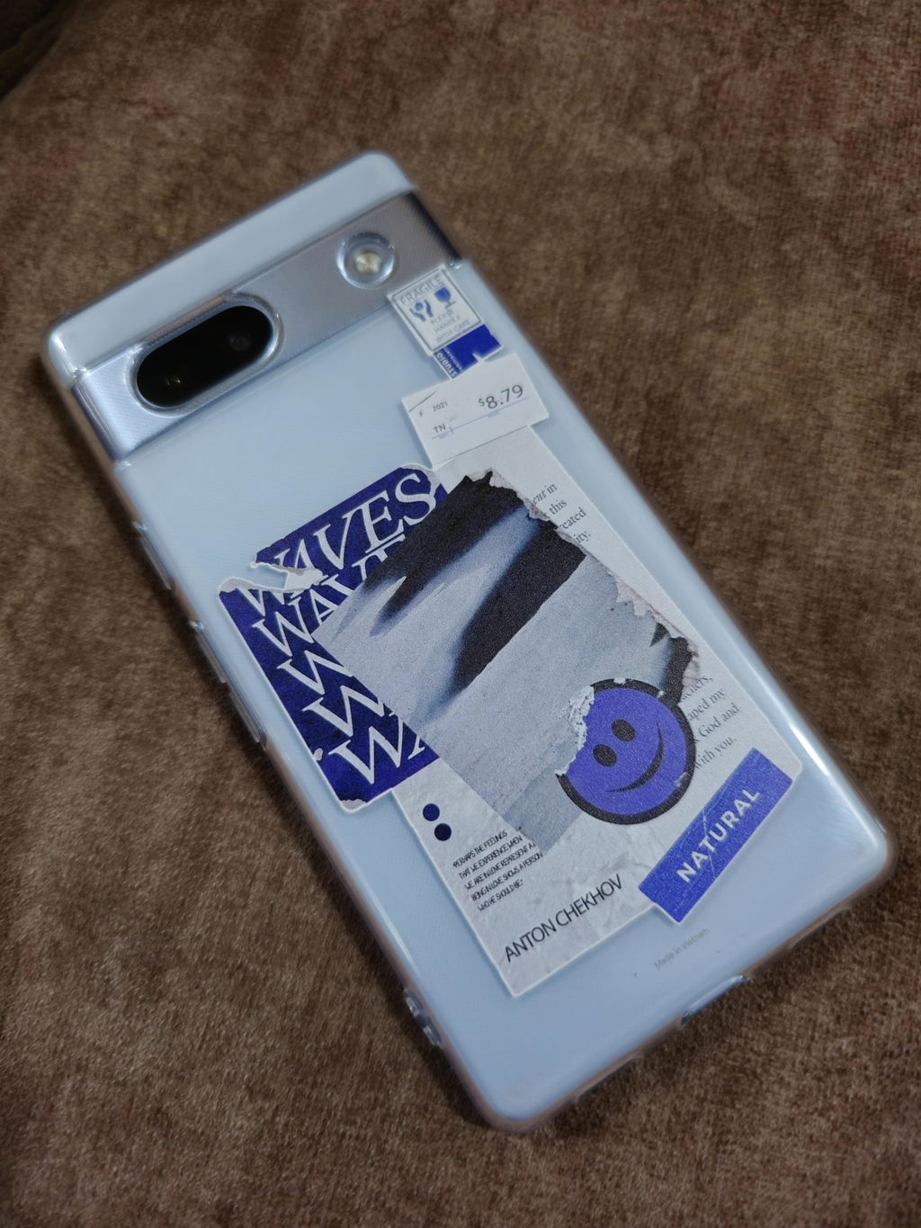 Waves Aesthetic Silicone Clear Case