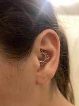 Nika - Titanium Mandala Daith / Septum Ring