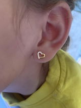 Lina - Crystal Heart Stud