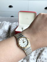 Preloved Authentic Omega Constellation Two‑Tone Ladies Watch