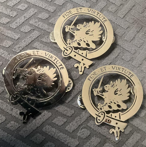 Custom Logo Brooch Pin (Single Finish)
