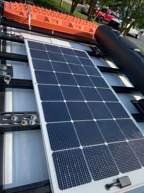 120 Watt Walkable Solar Panel - Sunpower A+ Grade 24.4% Efficient Cells