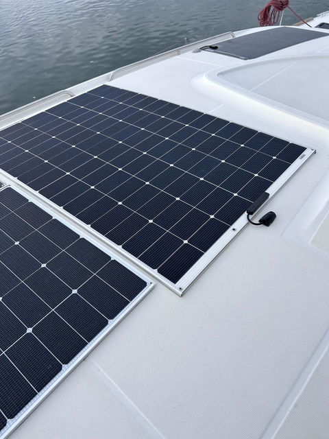 260 Watt Walkable Semi Rigid Shade Tolerant Solar Panel with Polycarbonate & J-Mount Brackets - Sunpower A+ Grade 24.4% Efficient Cells