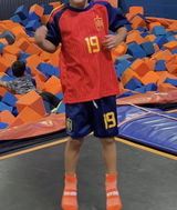 Spain Lamine Yamal Kids Soccer Jersey Kit - 2 Piece Set Jersey/Shorts