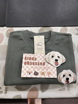 Custom Pet Embroidered T-shirt