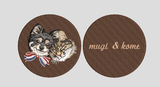 Custom Pet Embroidery Key Chain