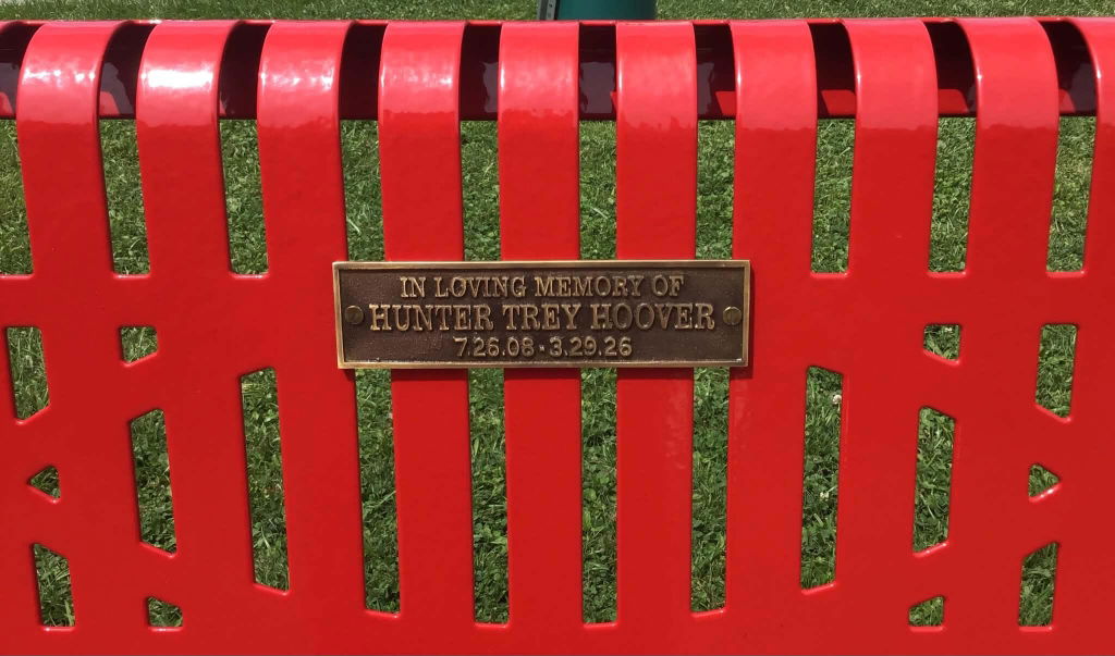 Customer photo of Memorial Plaques for Benches