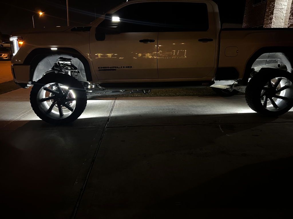 RGB+W Quad Row Wheel Lights