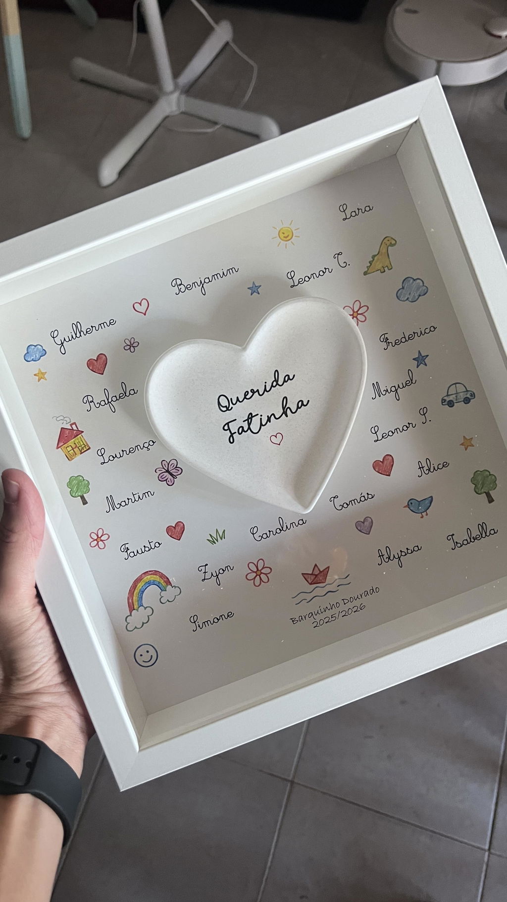 Quadro com Alma — Coração de Turma