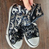 Dinosaur Fossils Camouflage Pattern High Top Sneakers Custom Shoes PT1907