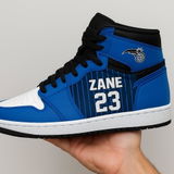 Orlando Basketball Custom High-Top Sneakers - Your Name, Number & Logo