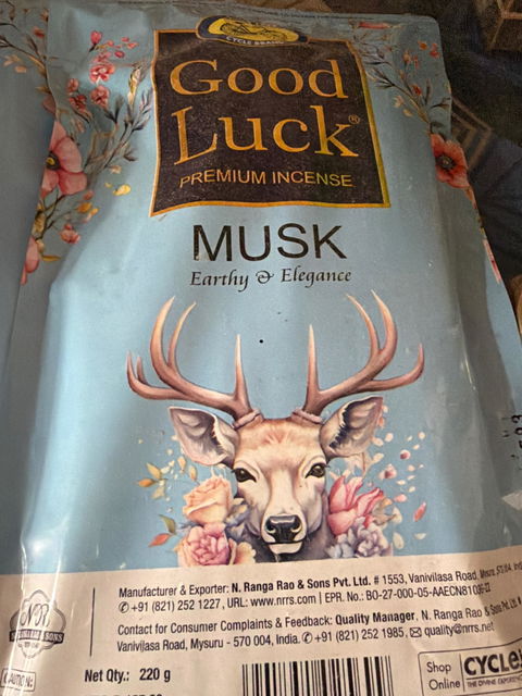 Good Luck Musk – Warm & Earthy Premium Incense Sticks