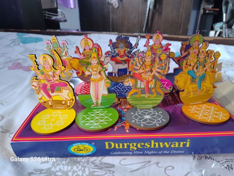 Durgeshwari Navaratri Pack with Book – Celebrating the Nine Divine Forms of the Goddess