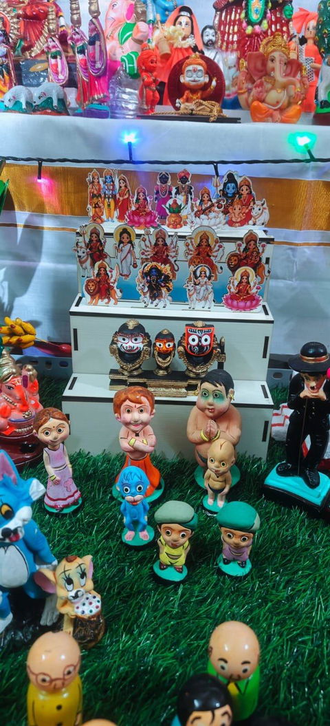 Dasara Doll Stand for Kids 10+ Years | 3-Step DIY Navratri Golu Display Kit