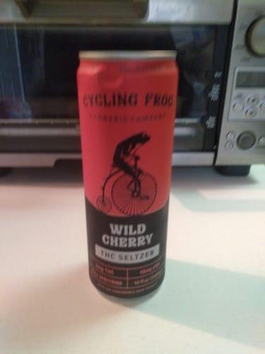 Cycling Frog - Wild Cherry THC Seltzer | 5mg THC + 10mg CBD