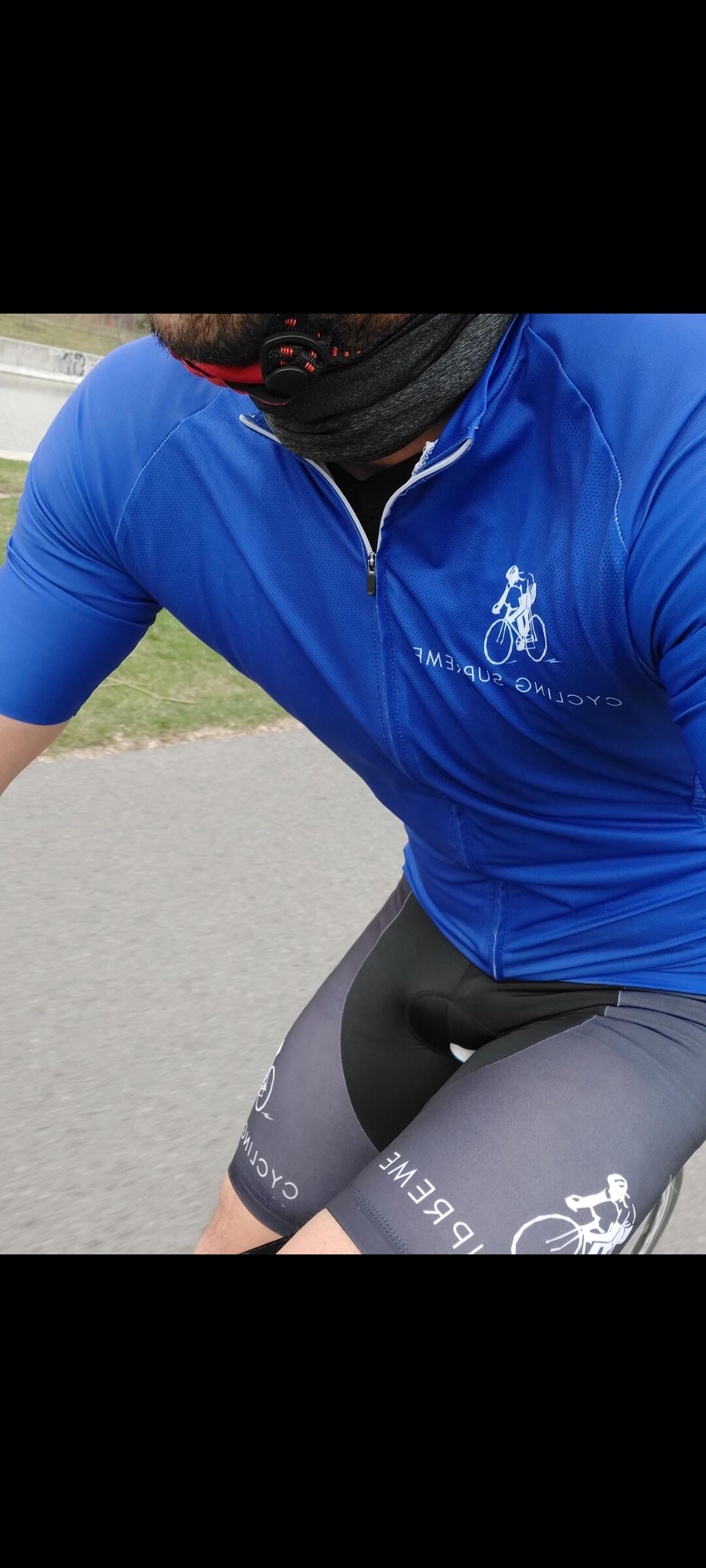 Italy Flag Long Sleeve Cycling Jersey For Men | Tricolore