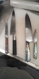 Nóż szefa kuchni c19 stał damasceńska 21cm review photo