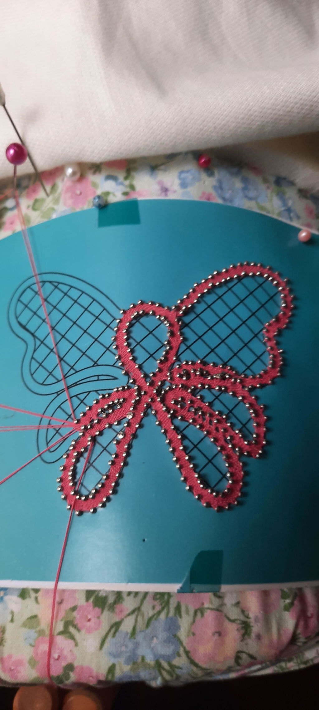 Pink Butterfly 2026 Bobbin Lace Pattern 🦋