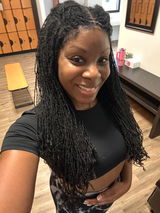 Sister Locs Human Hair Full Lace Wig