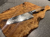 Damast Santoku Bergahorn