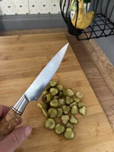 Damast Universalmesser Bergahorn