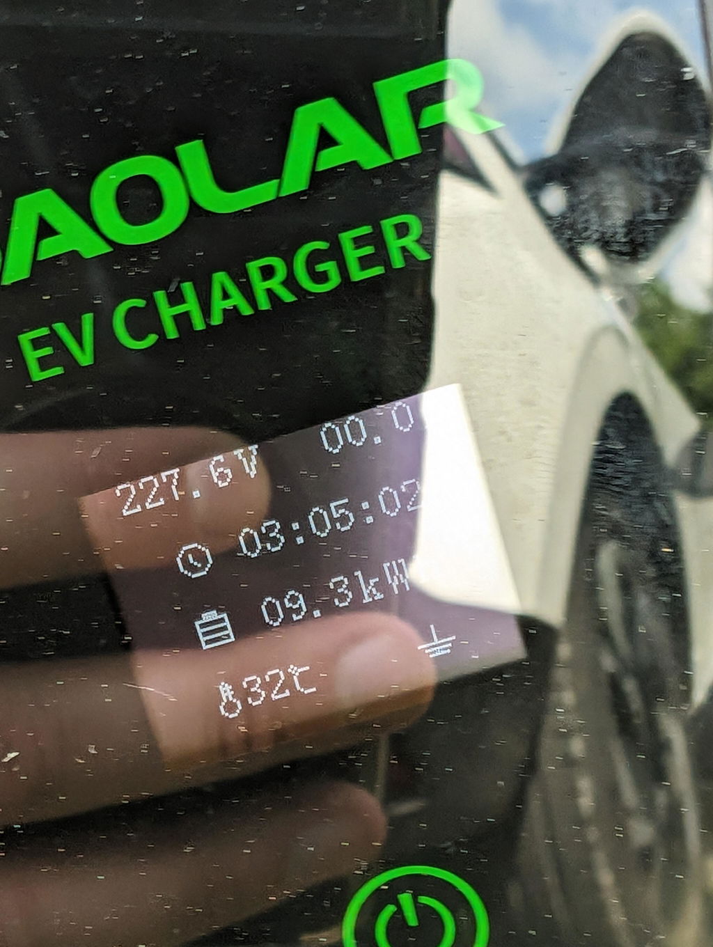 DAOLAR Tragbares EV Ladegerät Typ 2 | 16A Einstellbar, 12H Zeitgesteuertes Laden | IP67 Wasserdicht Elektroauto Ladekabel für BEV PHEV (4M/6M/11M)