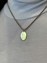 Collana “Incidimi” ovale
