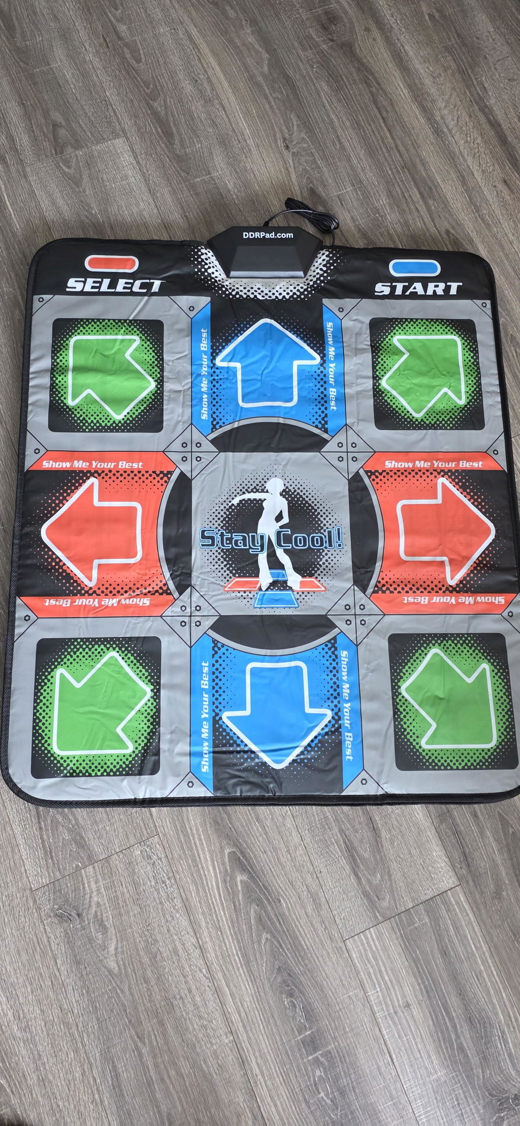 Deluxe 1” Hard Foam Pad for DDR & PIU – USB (PC, Mac, Linux)