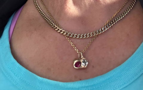Ruby & Peridot Alchemy Charm