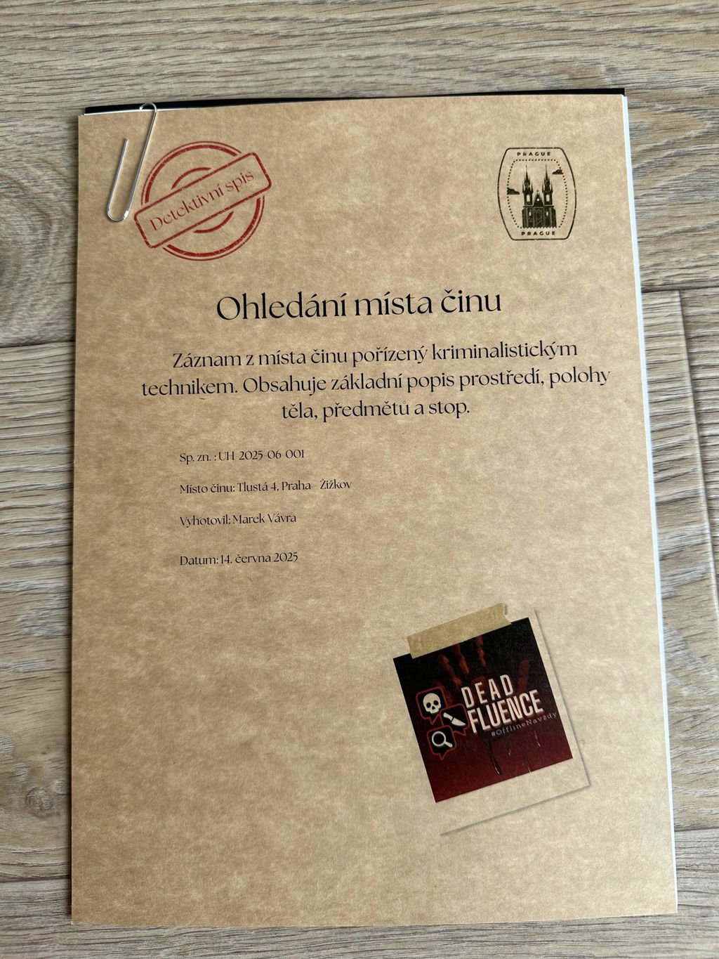 Detektivní hra #PosledníStream