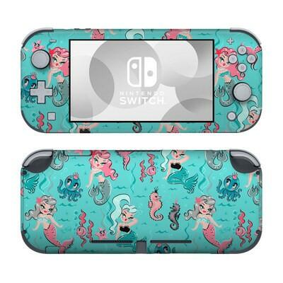 Solid State Flat Dark Earth - Nintendo Switch Lite Skin