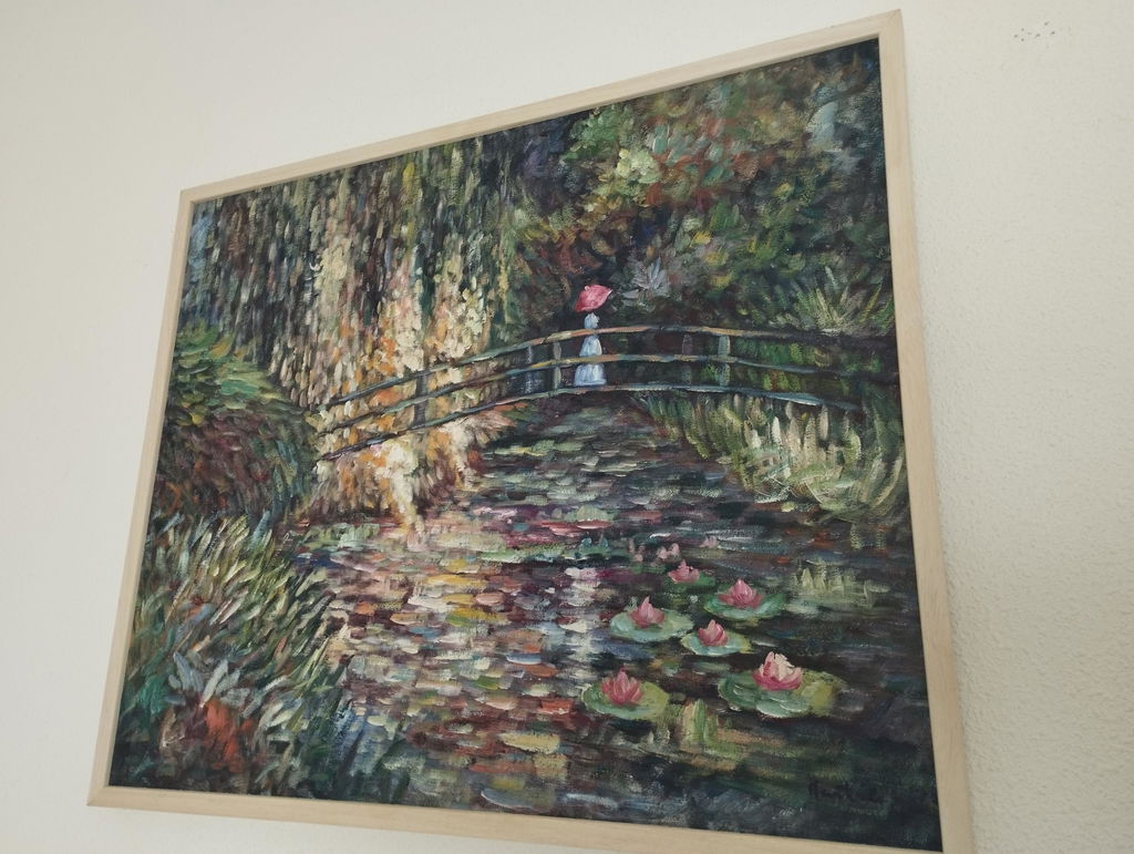 Cuadro Estanque Ninfea Monet 60x50 cm