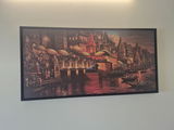 Banaras Ghat Premium Canvas Painting
