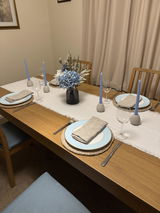 Sky Blue Gilded Full Border Bone China Tableware