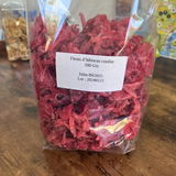 Fleurs d'hibiscus confites
