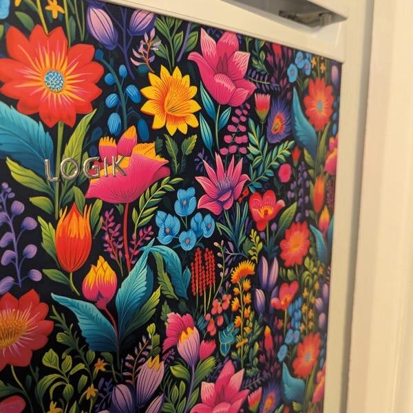 Vinyl Wrap for Furniture Floral Kitchens Backsplash