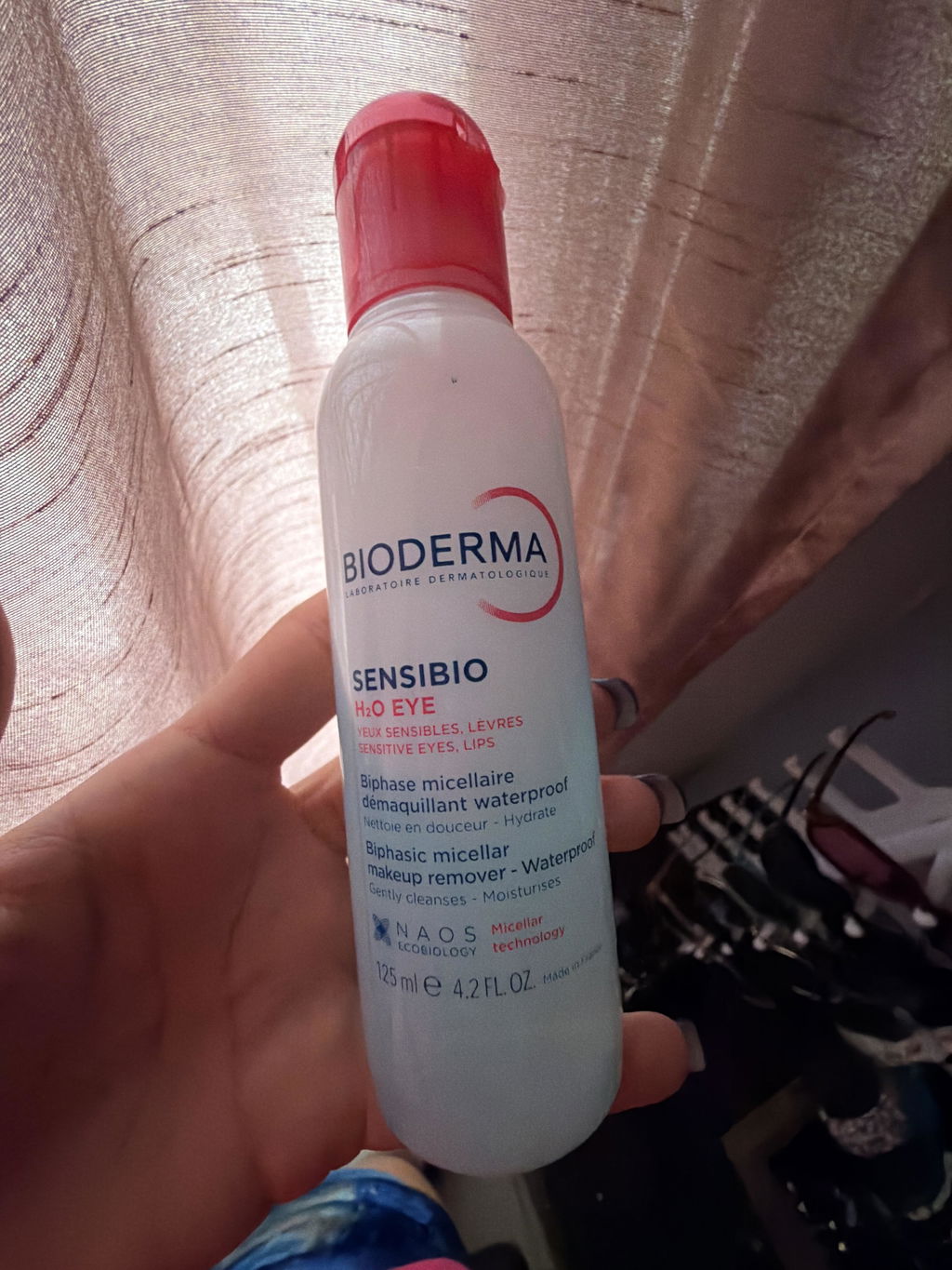 Bioderma Sensibio H2O Eye desmaquillante bifásico para ojos y labios 125 ml