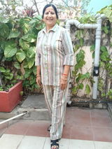Striped Co-ord Set- Straight Fit - SOLD OUT