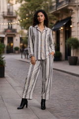 Grey Smart Cotton Co-ords Set