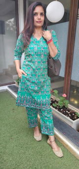 Blush Green Kurta Set