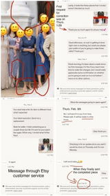 Etsy customer review photo