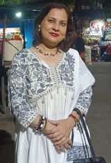 White Embroidered Anarkali Suit with Dupatta