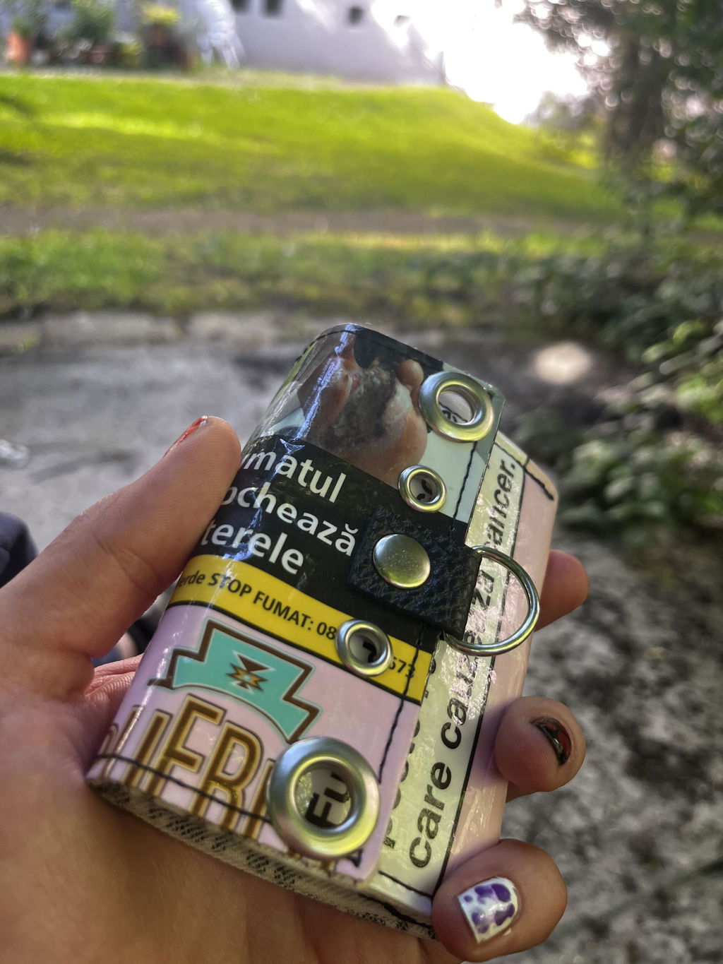 W16.13 wallet - upcycled, black