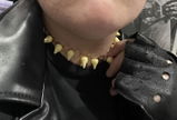 customer photo for she bites necklace