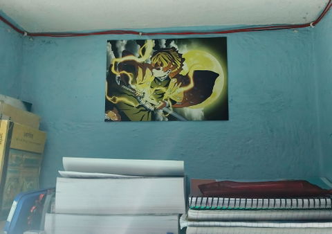 Zenitsu Demon Slayer wall poster | Style 5